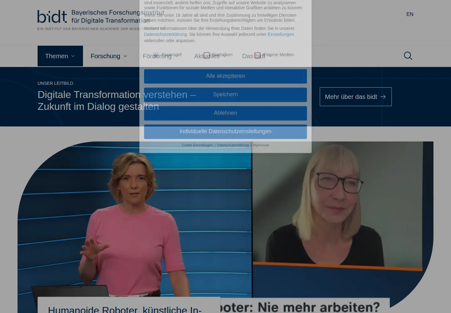Screenshot of bidt.digital