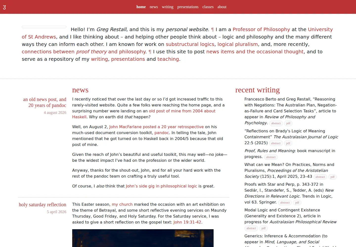 Screenshot of consequently.org