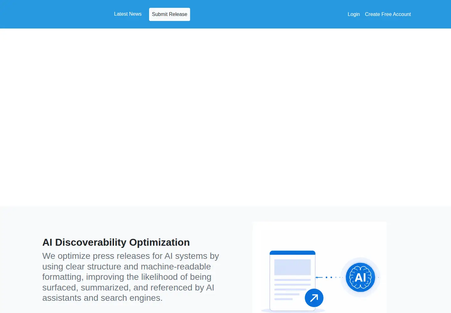 Screenshot of prfree.org