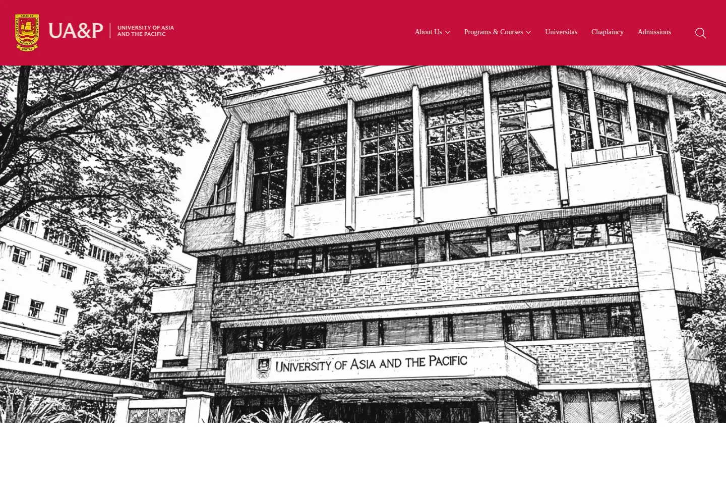Screenshot of uap.asia