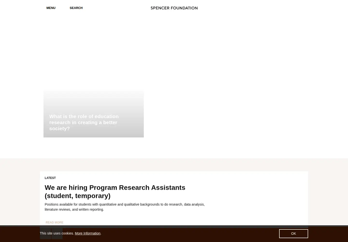 Screenshot of spencer.org
