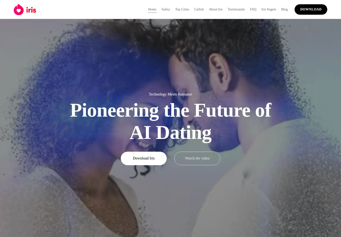 Screenshot of irisdating.com