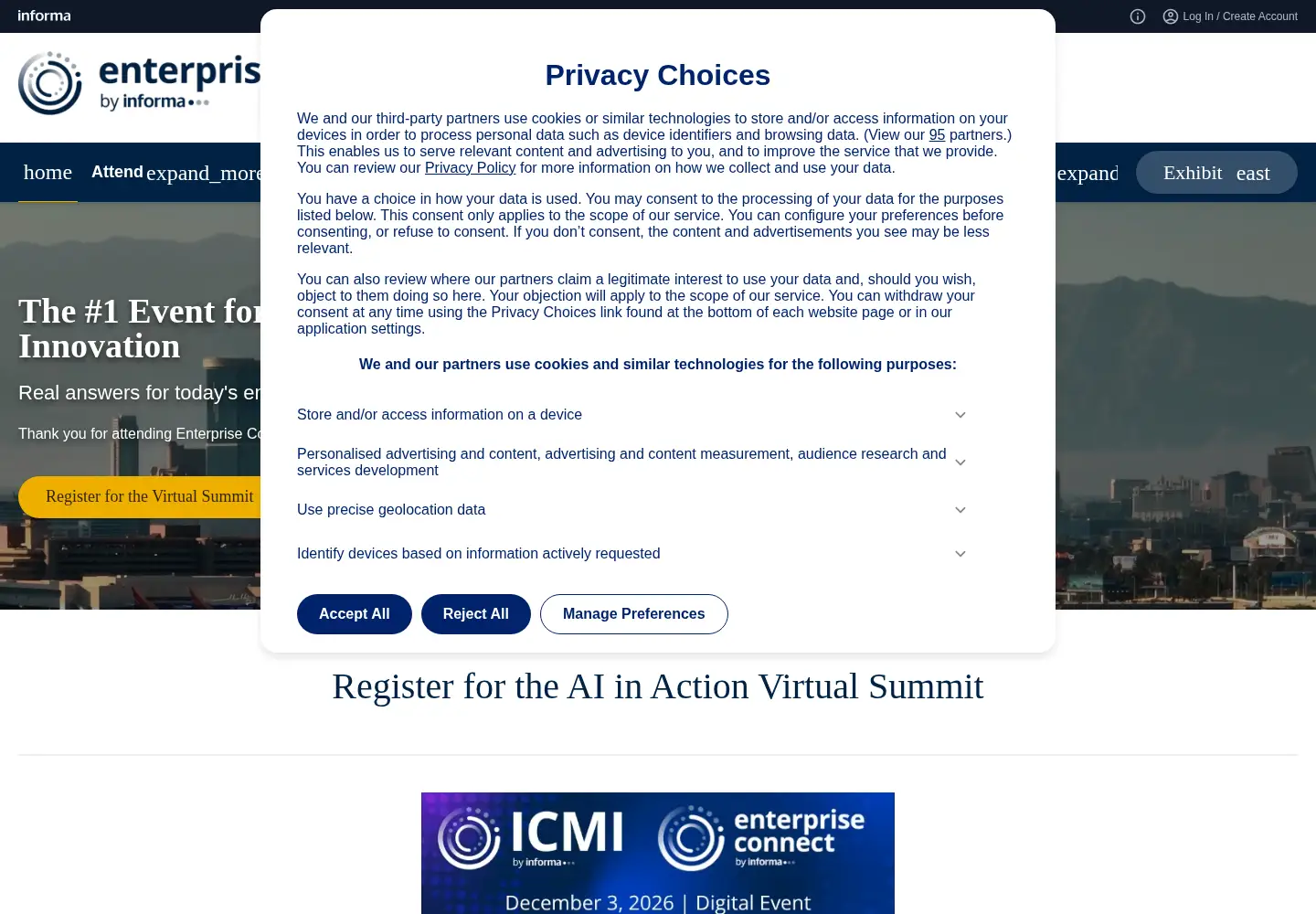 Screenshot of enterpriseconnect.com