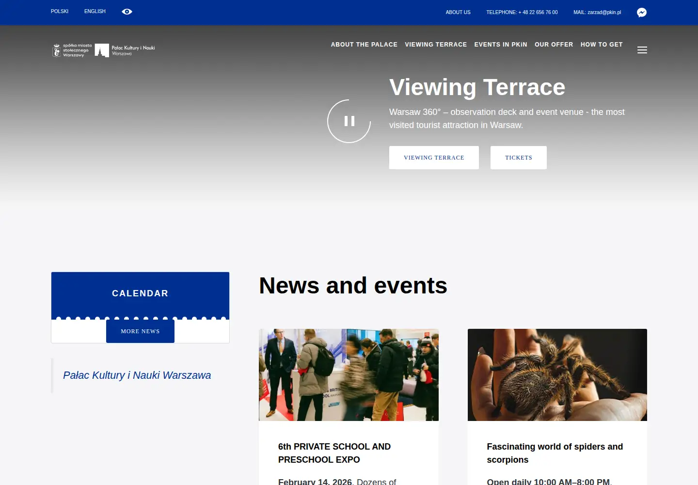 Screenshot of pkin.pl