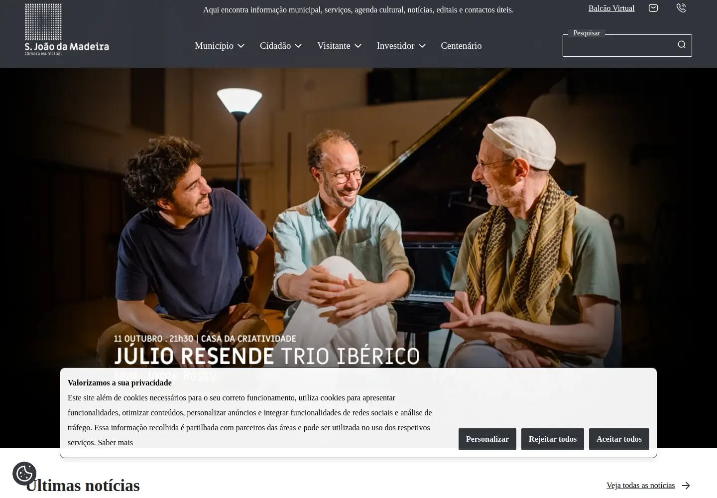 Screenshot of cm-sjm.pt