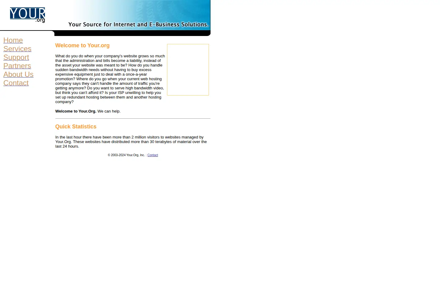Screenshot of your.org