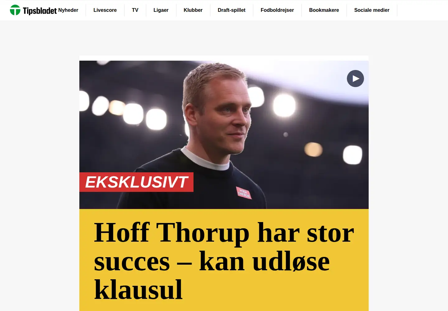 Screenshot of tipsbladet.dk