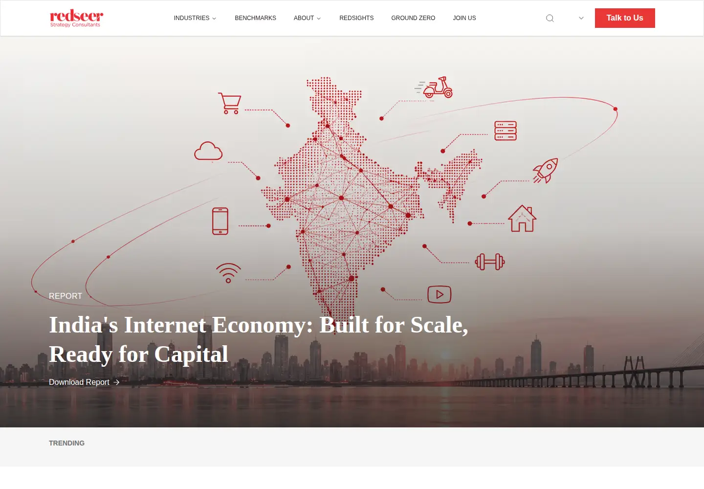 Screenshot of redseer.com
