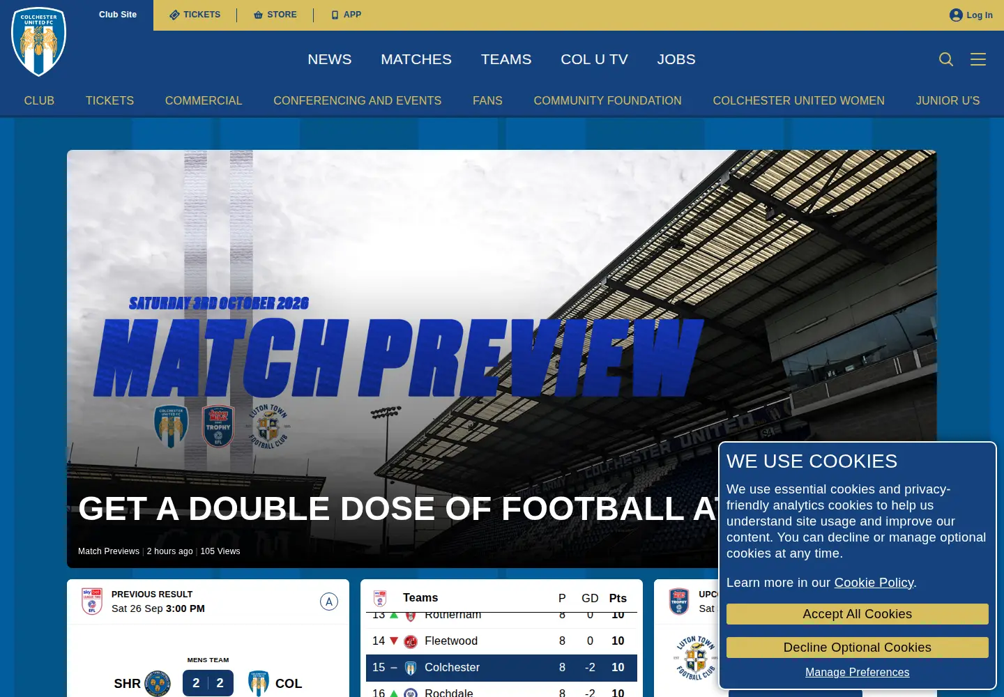 Screenshot of cu-fc.com