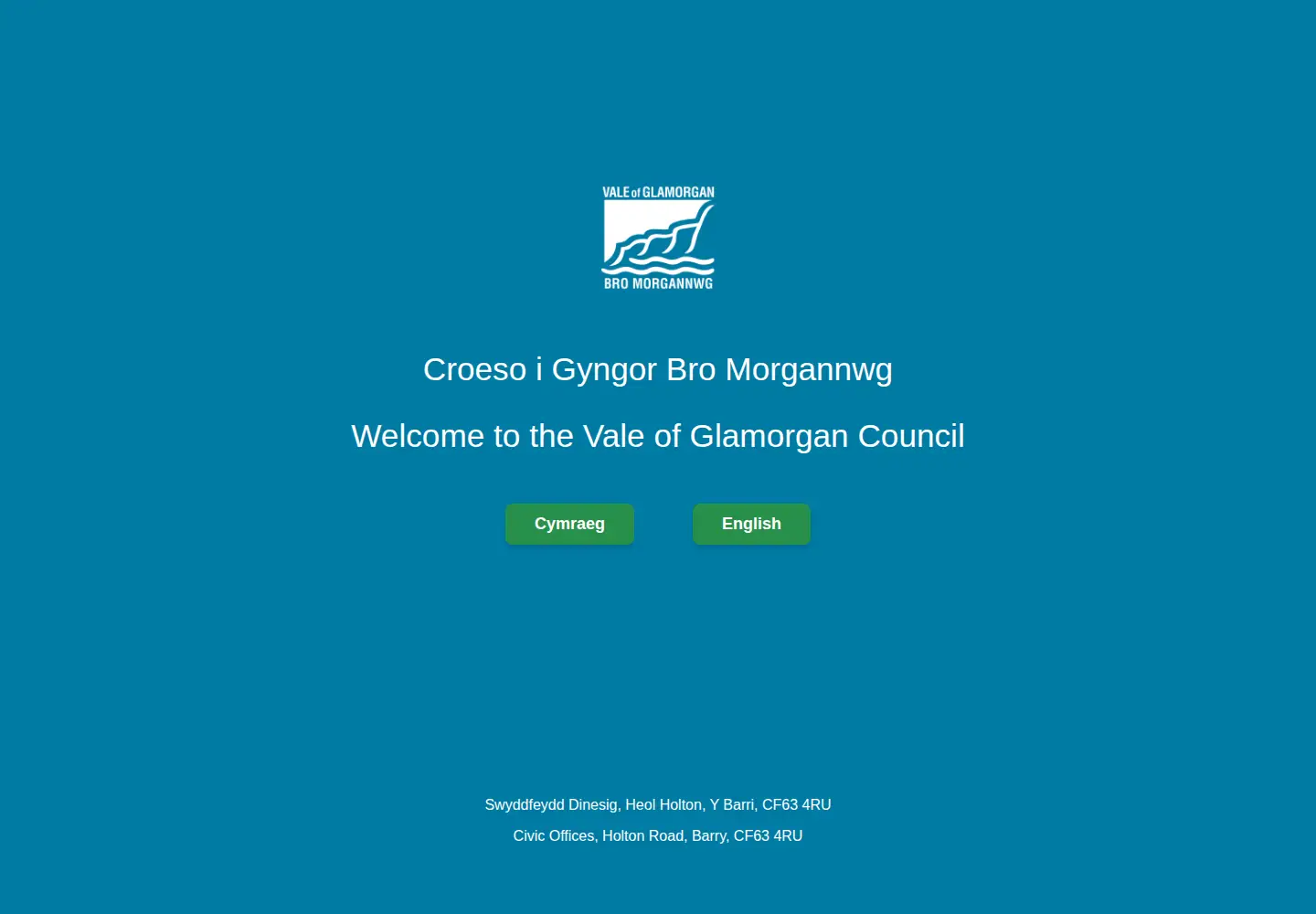 Screenshot of valeofglamorgan.gov.uk
