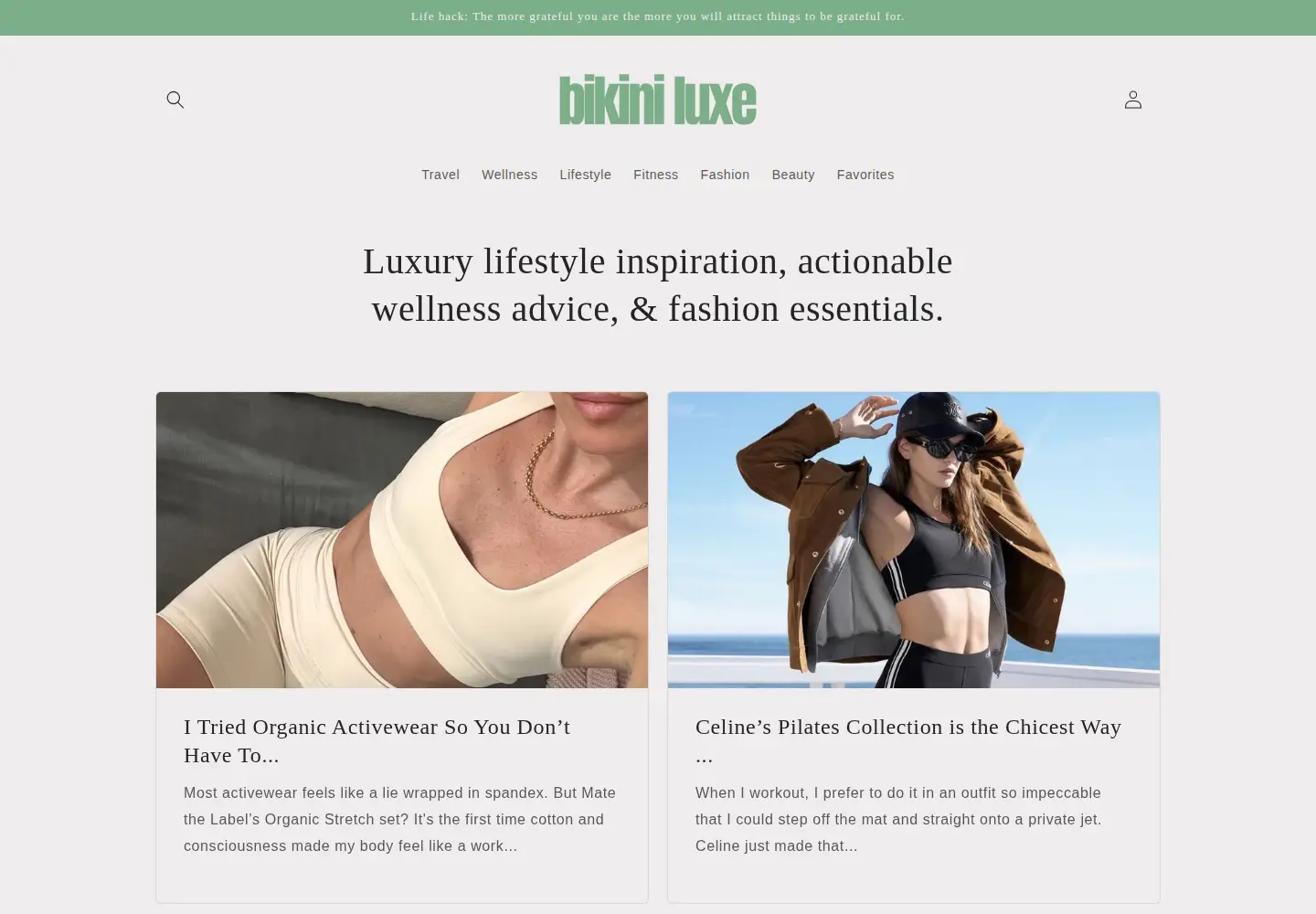 Screenshot of bikiniluxe.com