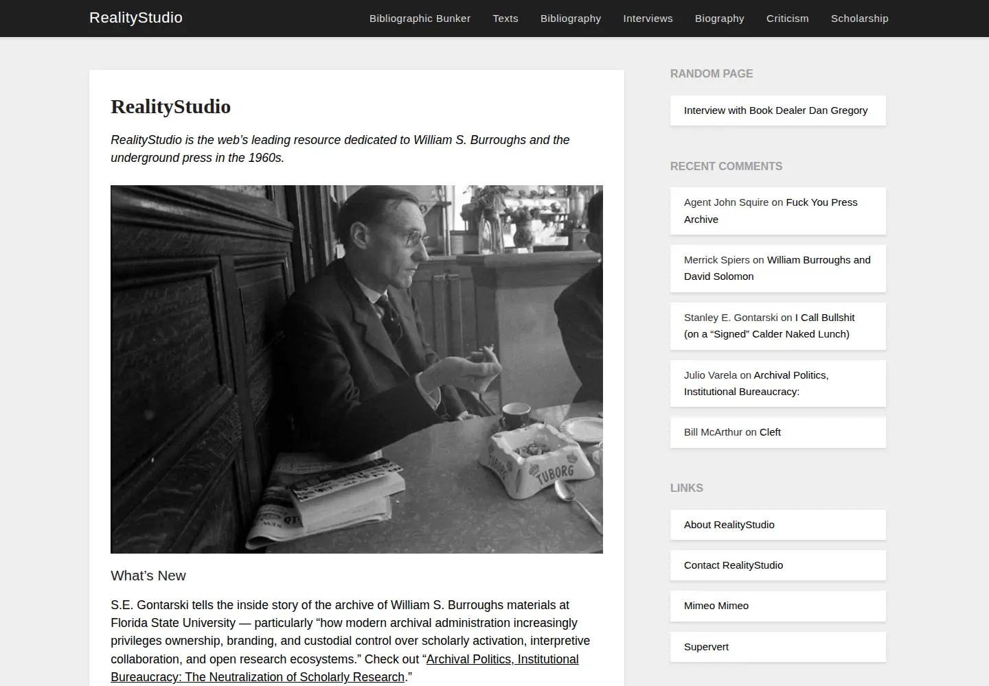 Screenshot of realitystudio.org