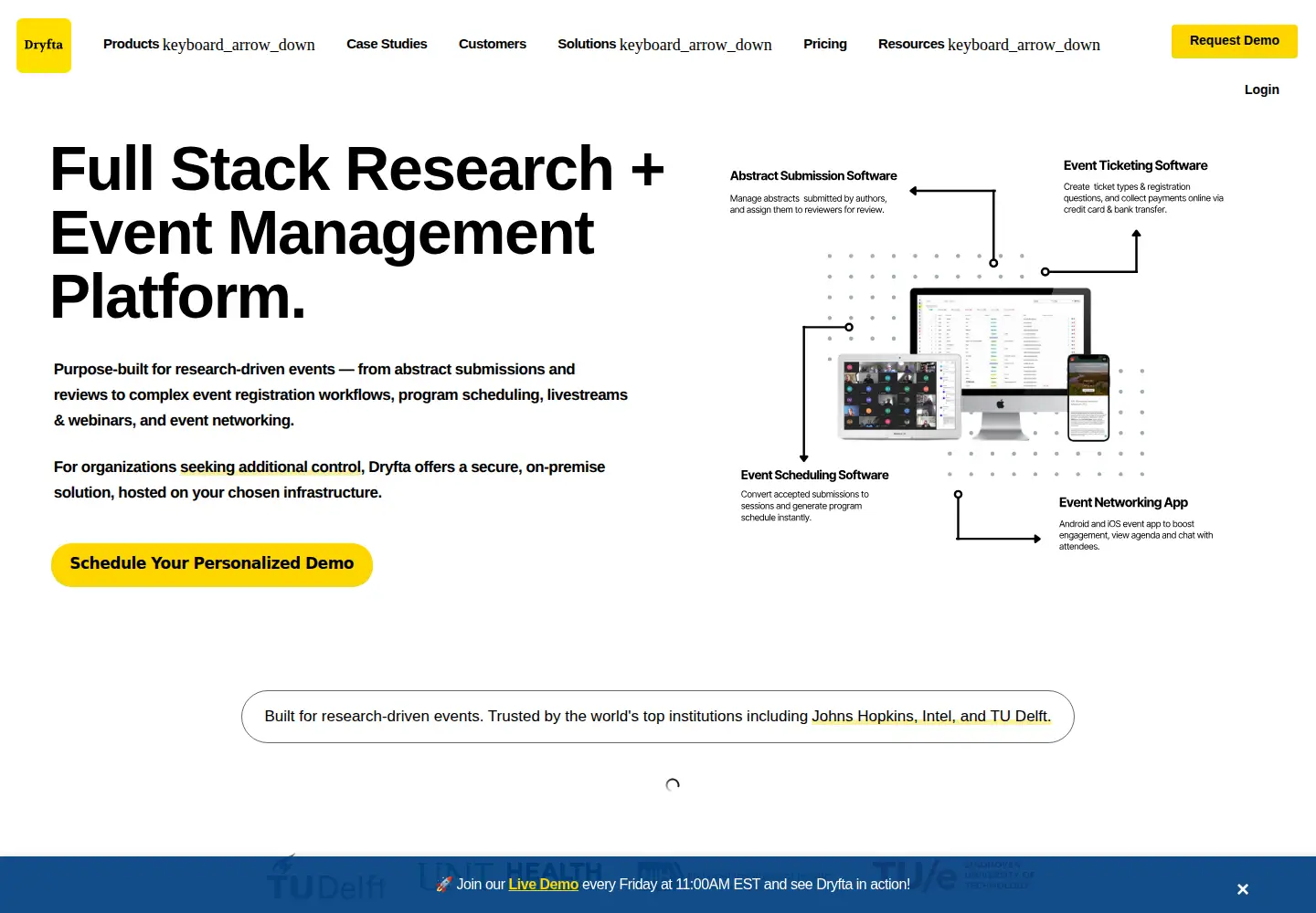 Screenshot of dryfta.com
