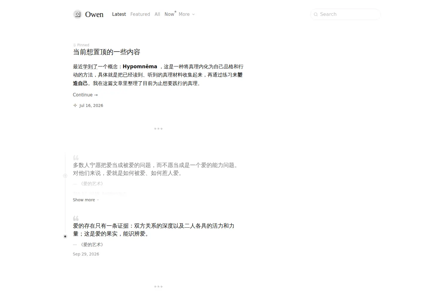 Screenshot of owenyoung.com