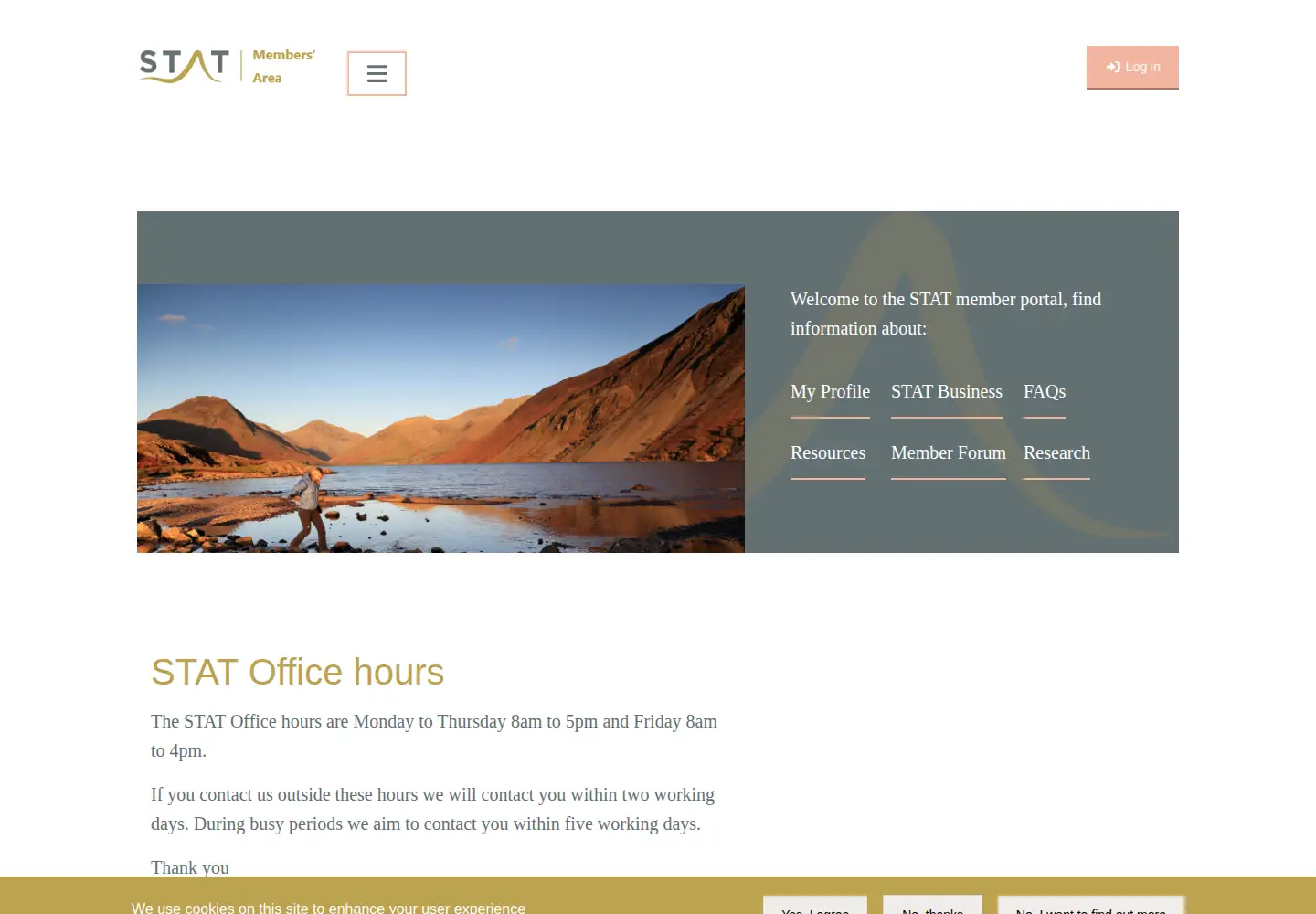 Screenshot of stat.org.uk