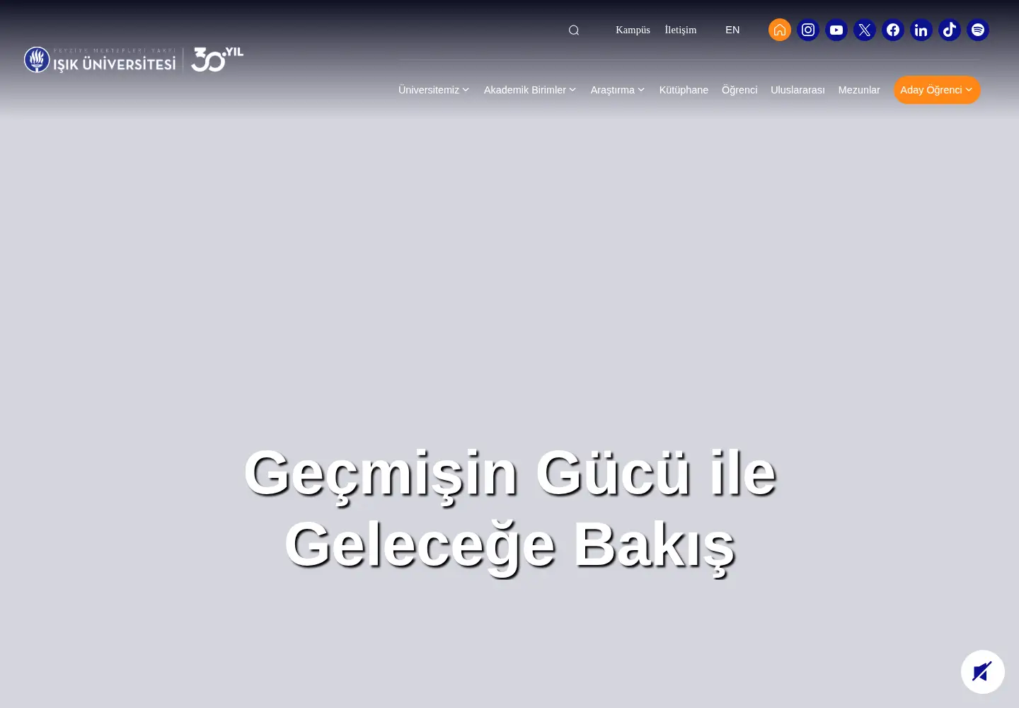 Screenshot of isikun.edu.tr