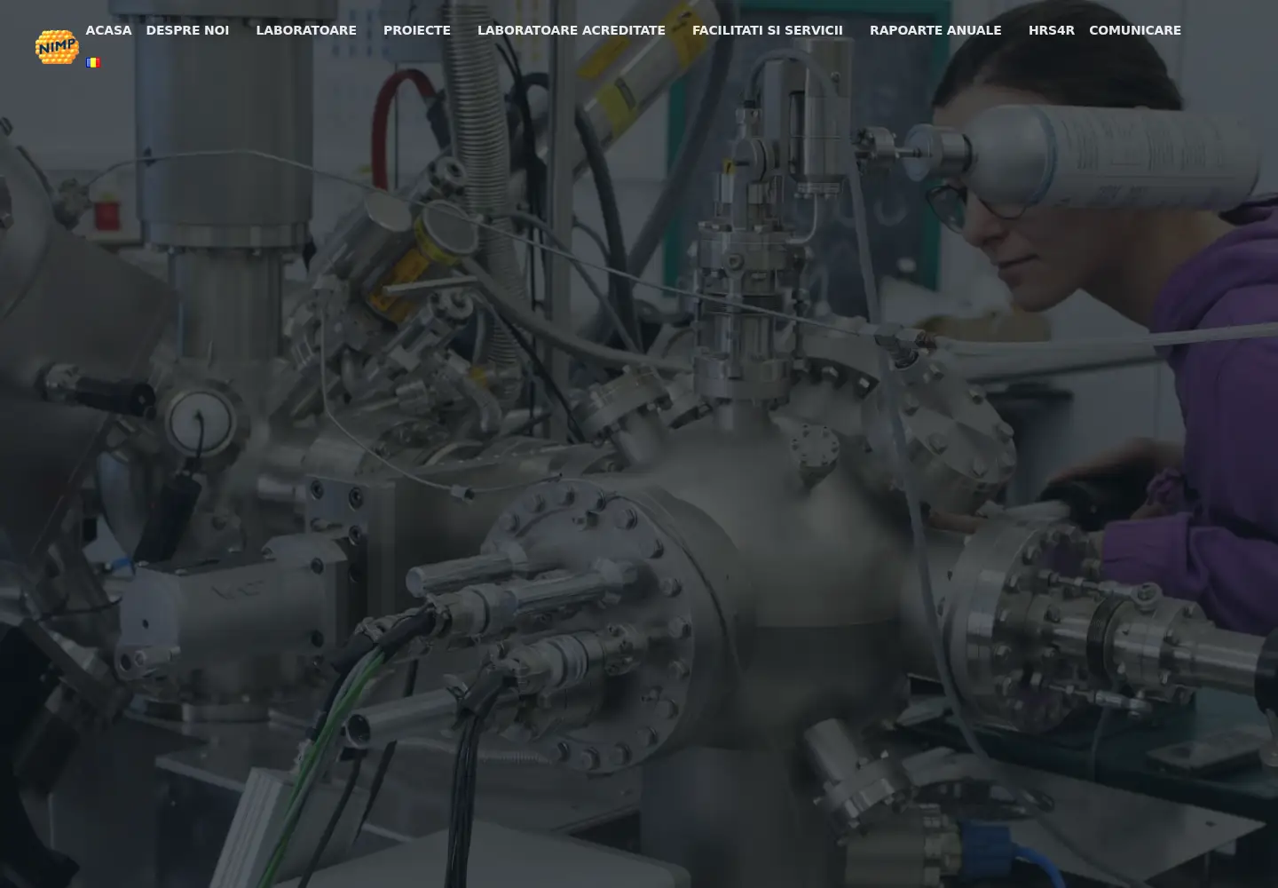 Screenshot of infim.ro