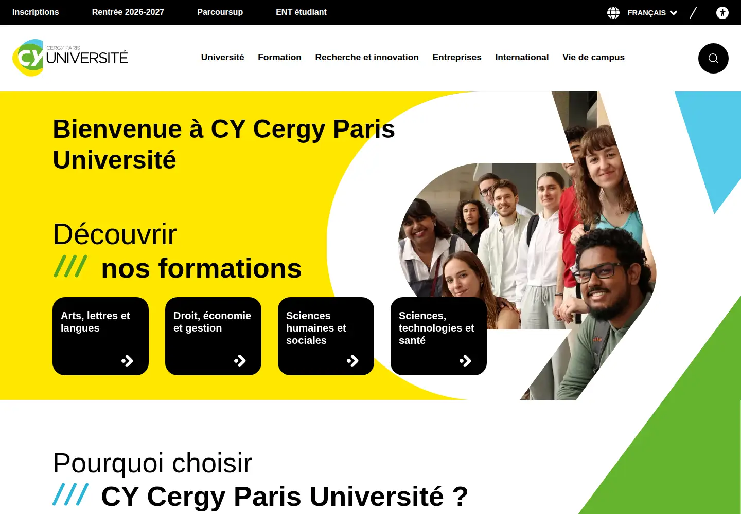 Screenshot of cyu.fr
