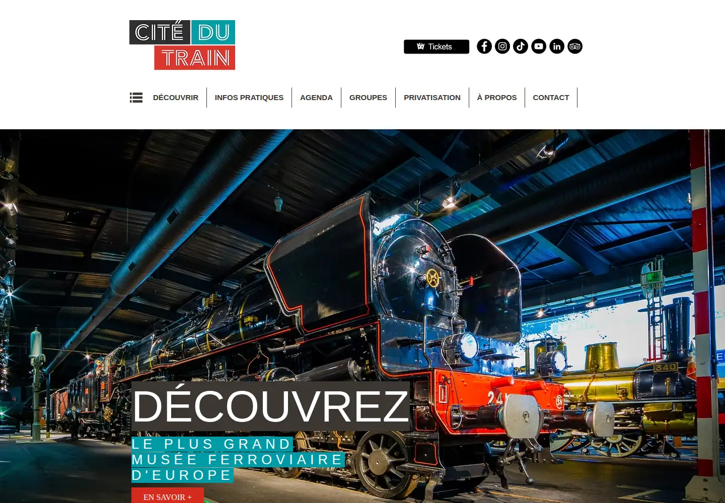 Screenshot of citedutrain.com