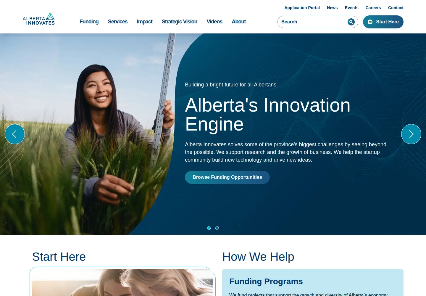 Screenshot of albertainnovates.ca
