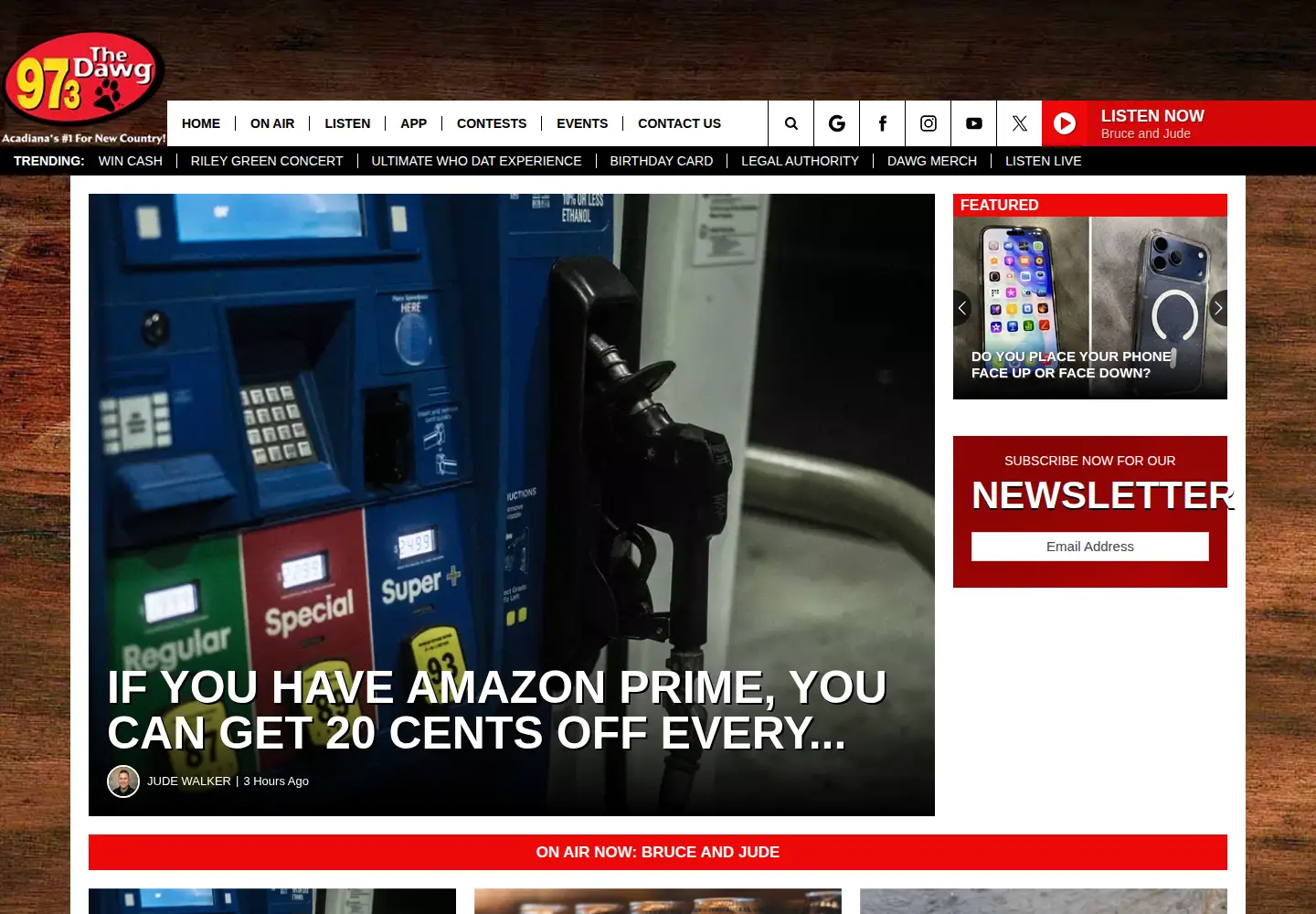 Screenshot of 973thedawg.com