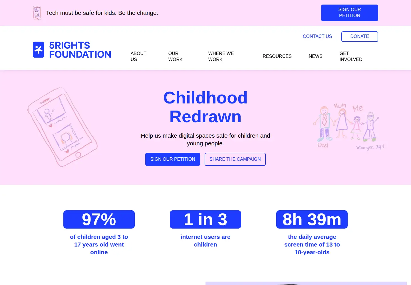 Screenshot of 5rightsfoundation.com