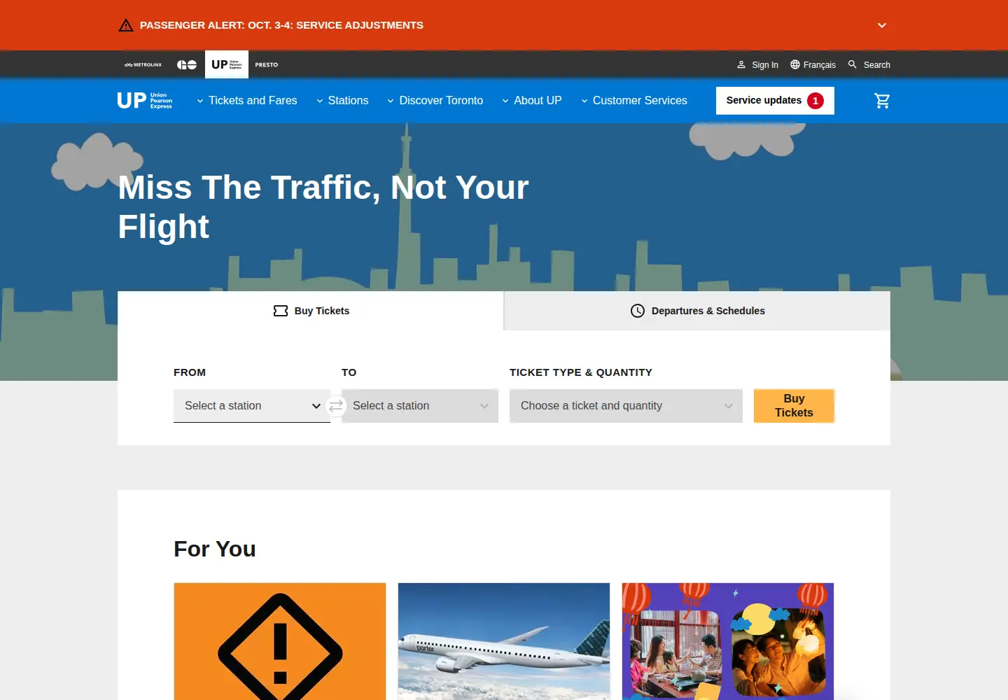 Screenshot of upexpress.com