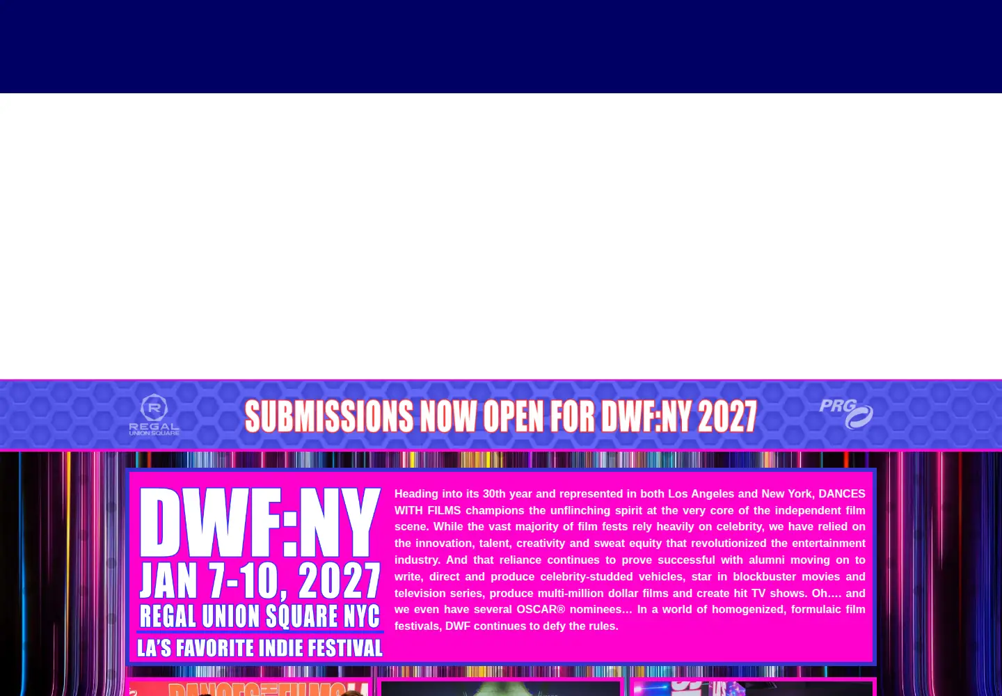 Screenshot of danceswithfilms.com