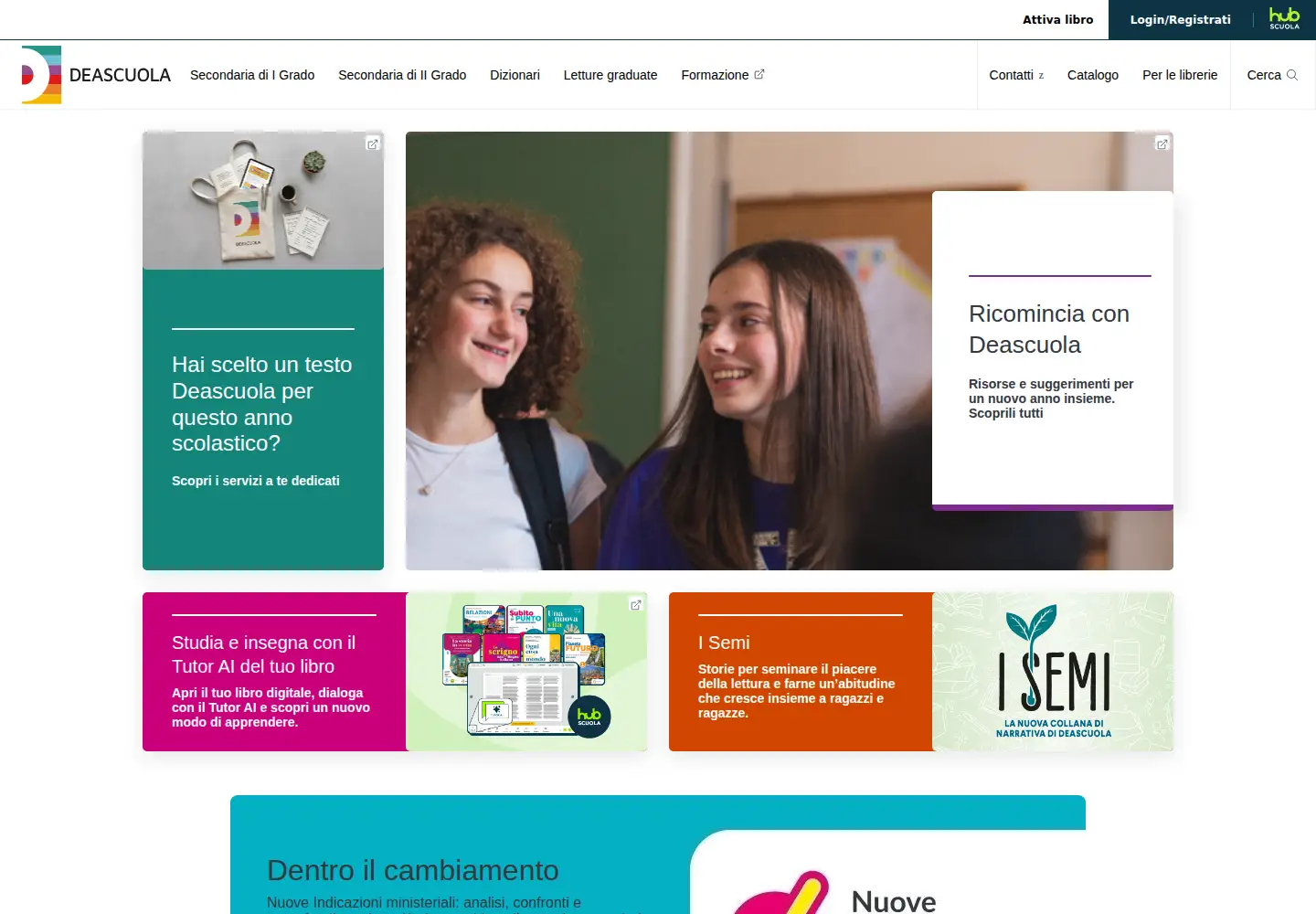 Screenshot of deascuola.it