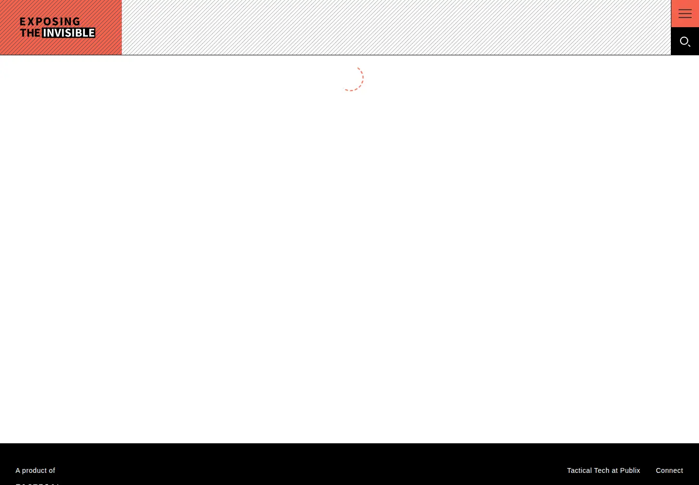 Screenshot of exposingtheinvisible.org