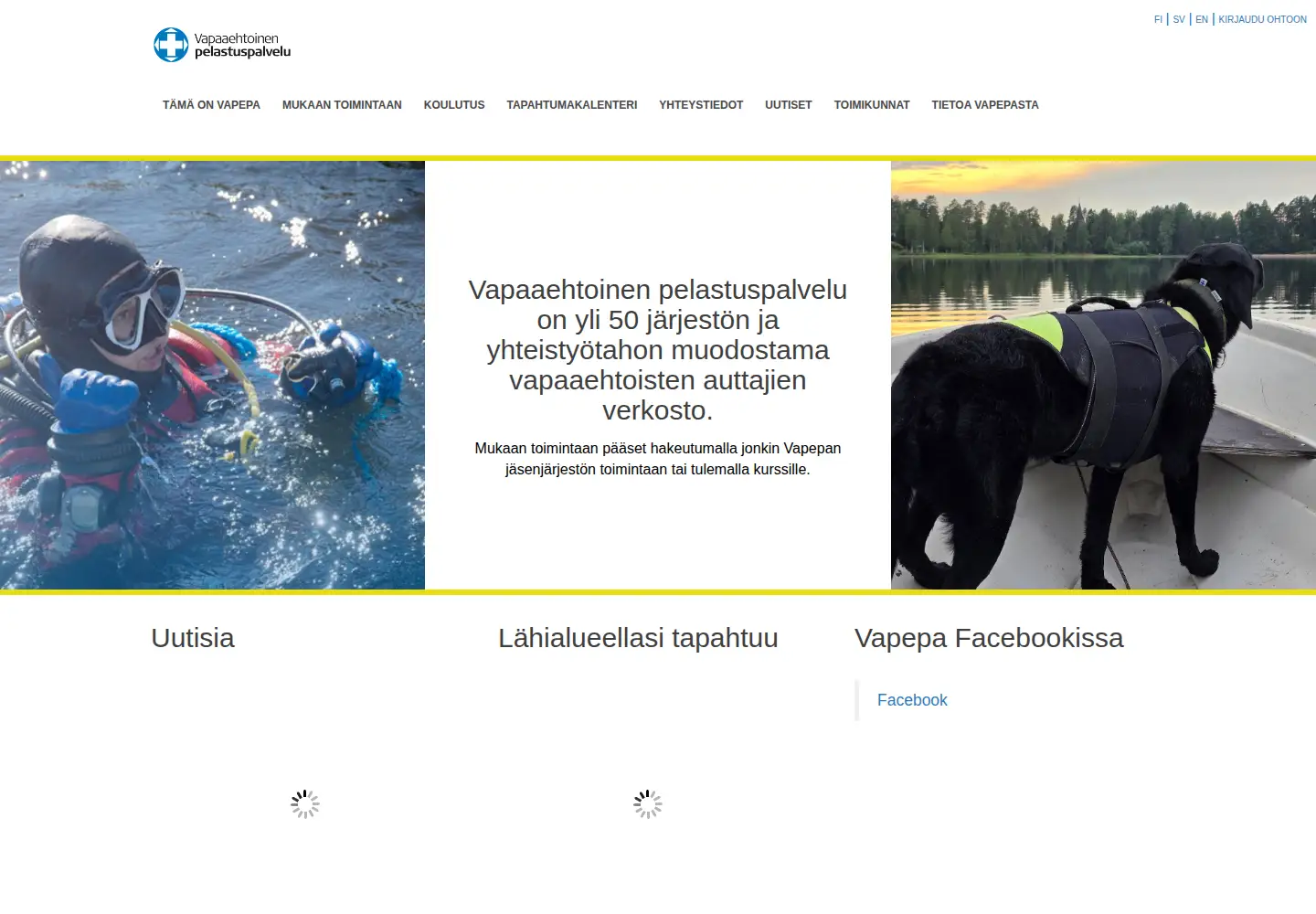Screenshot of vapepa.fi