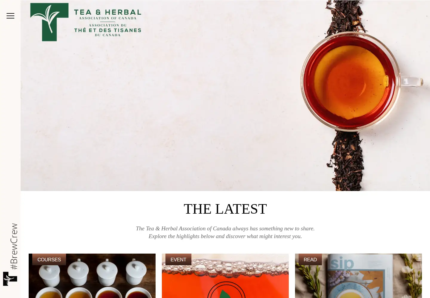 Screenshot of tea.ca