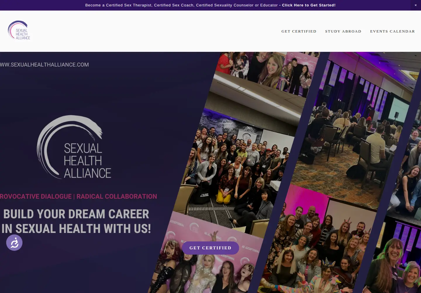 Screenshot of sexualhealthalliance.com