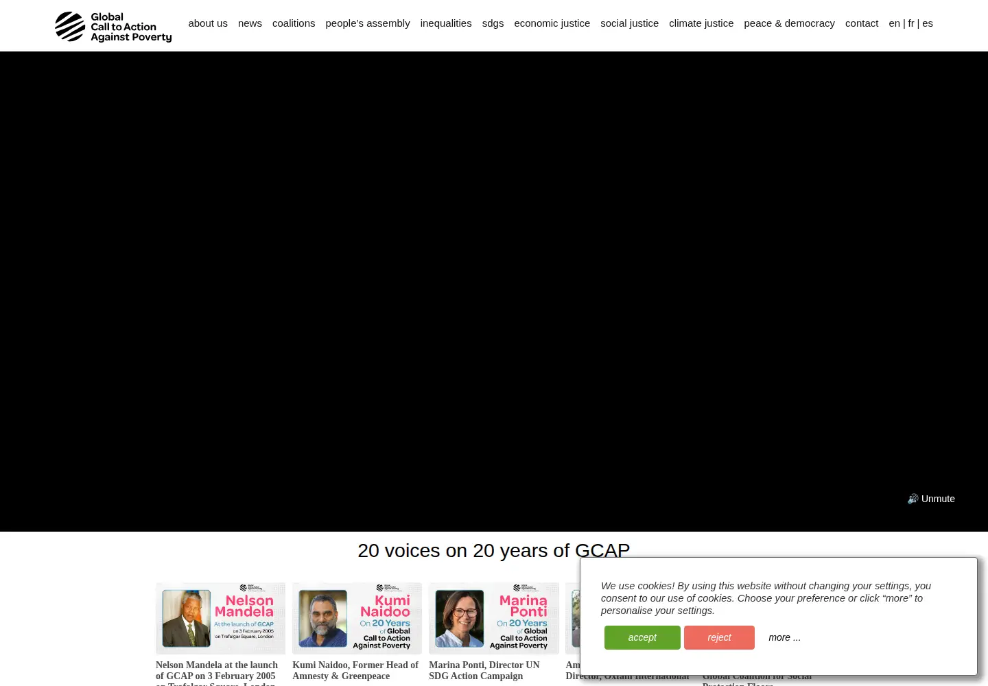 Screenshot of whiteband.org