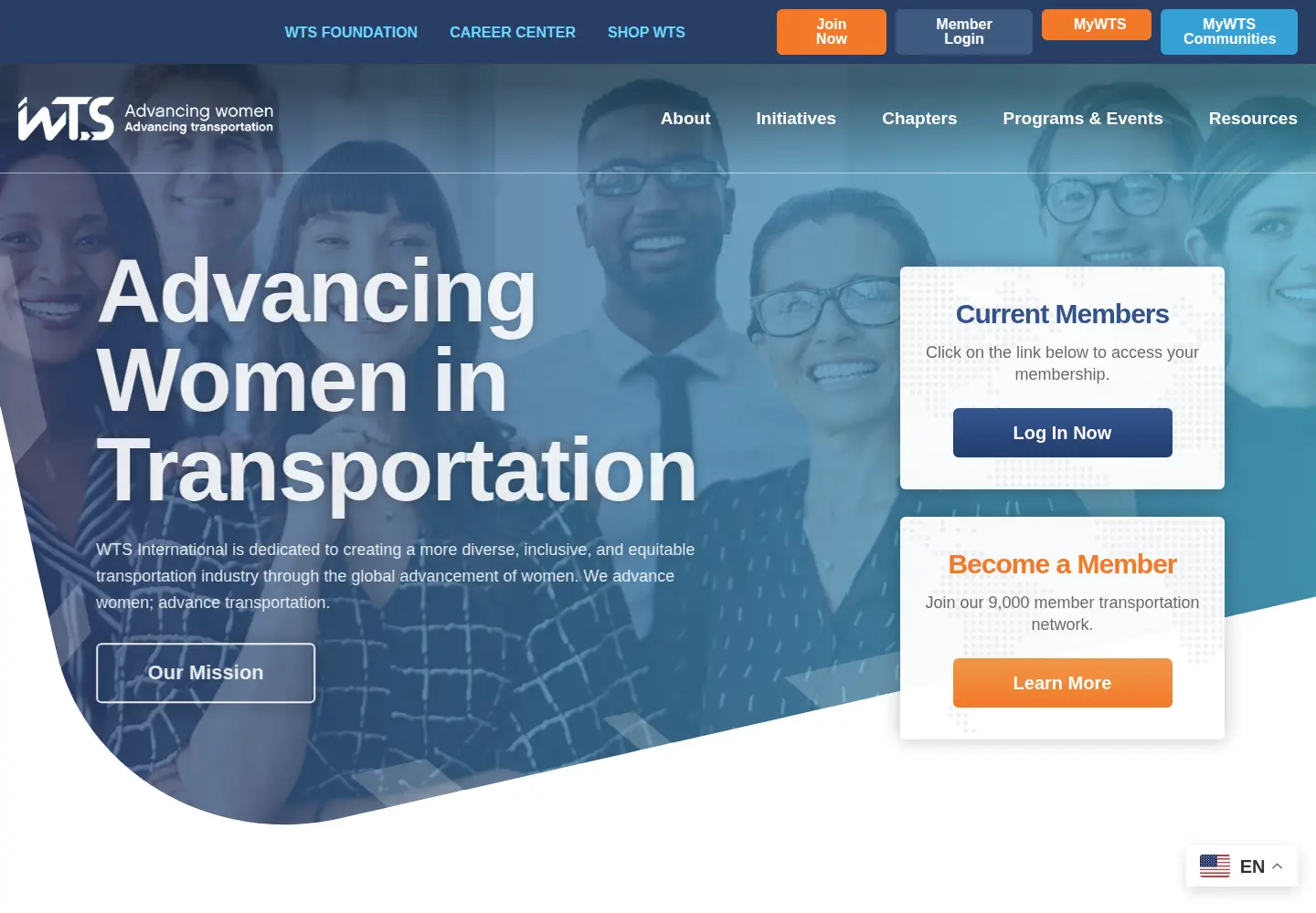 Screenshot of wtsinternational.org