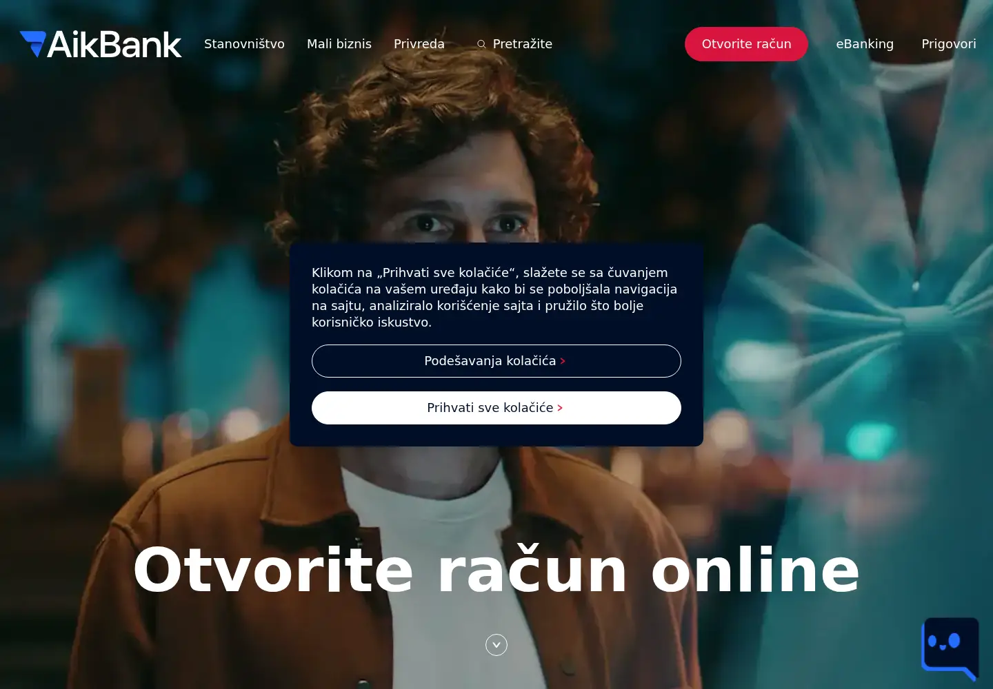Screenshot of aikbank.rs