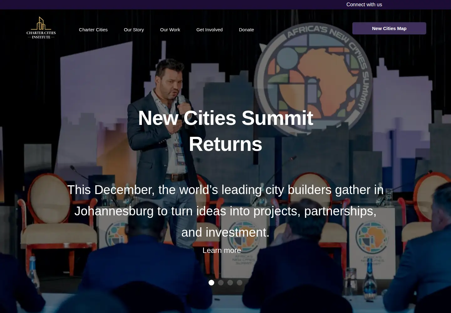 Screenshot of chartercitiesinstitute.org