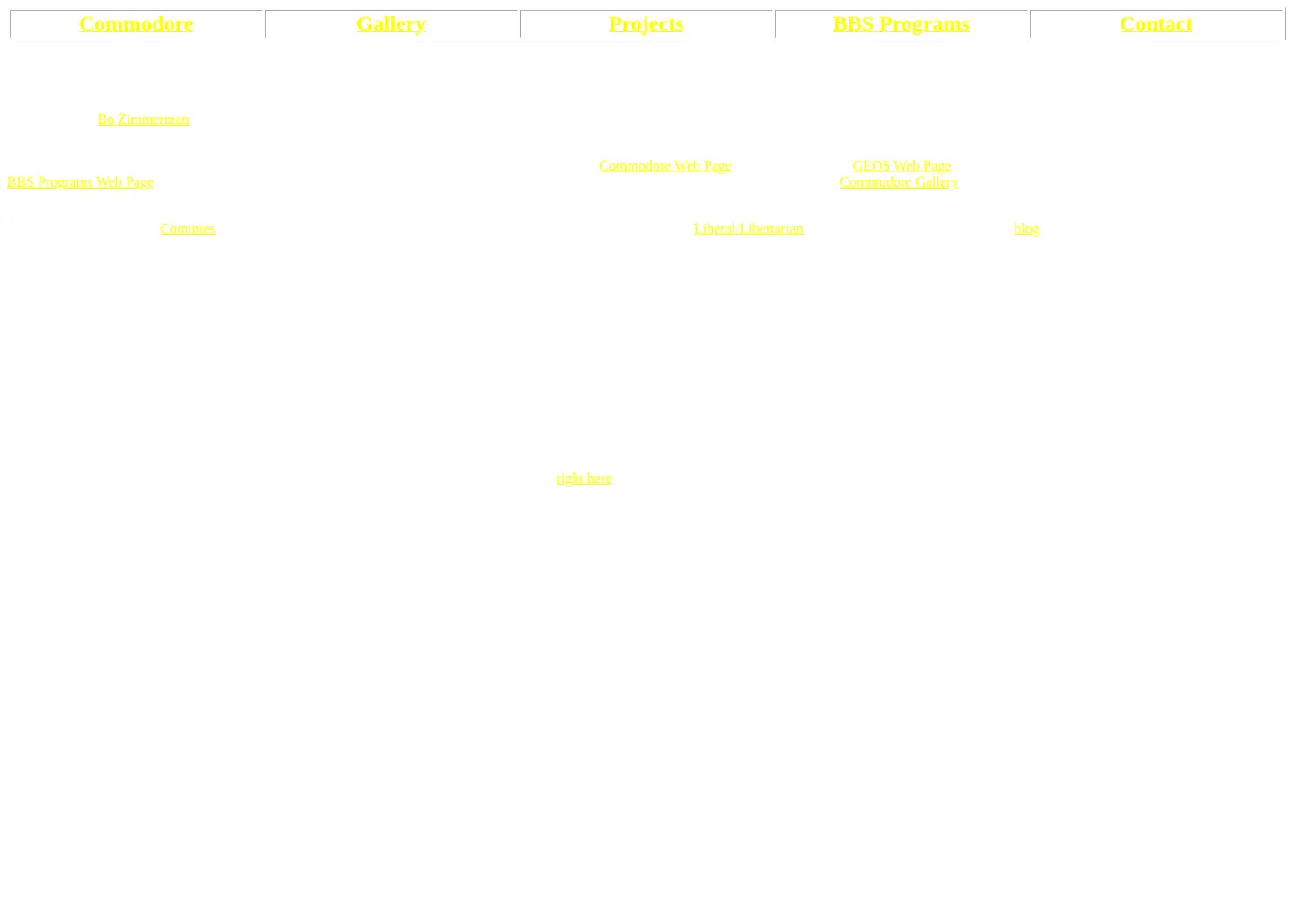 Screenshot of zimmers.net