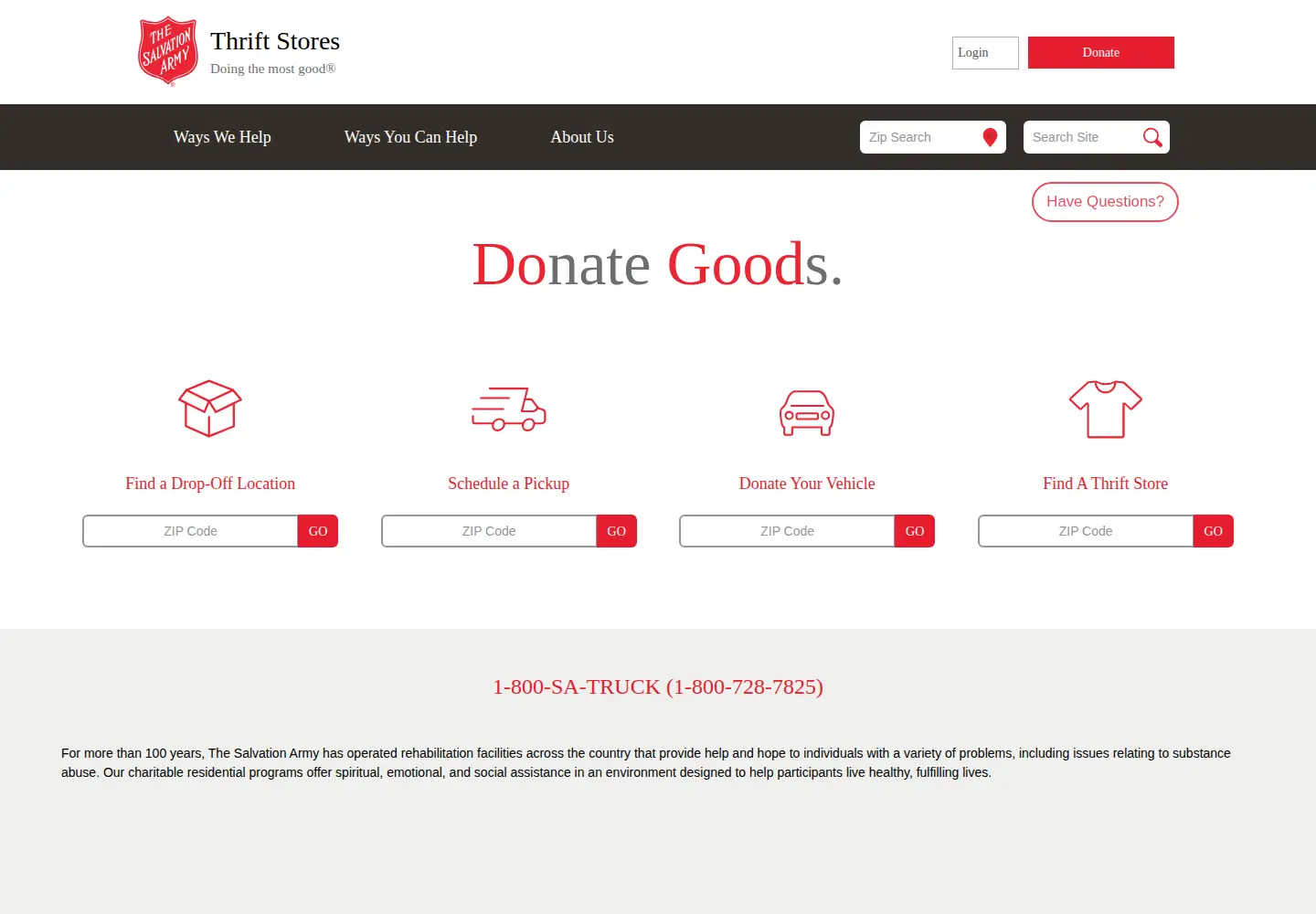 Screenshot of satruck.org