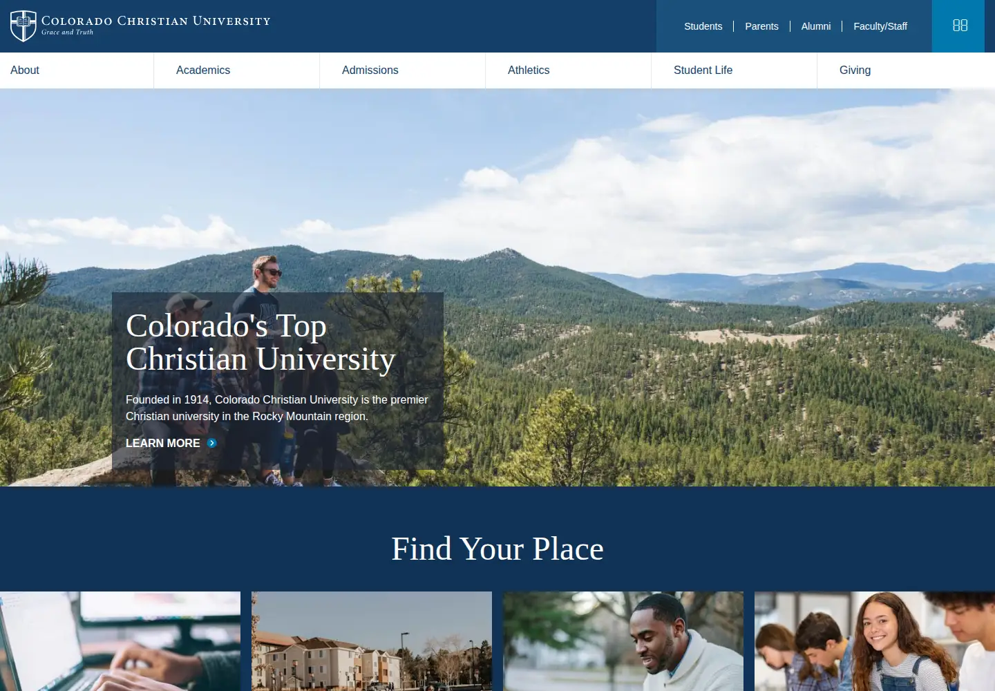 Screenshot of ccu.edu
