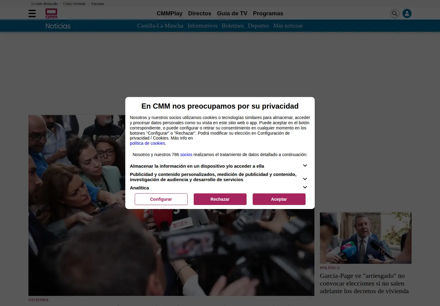 Screenshot of cmmedia.es