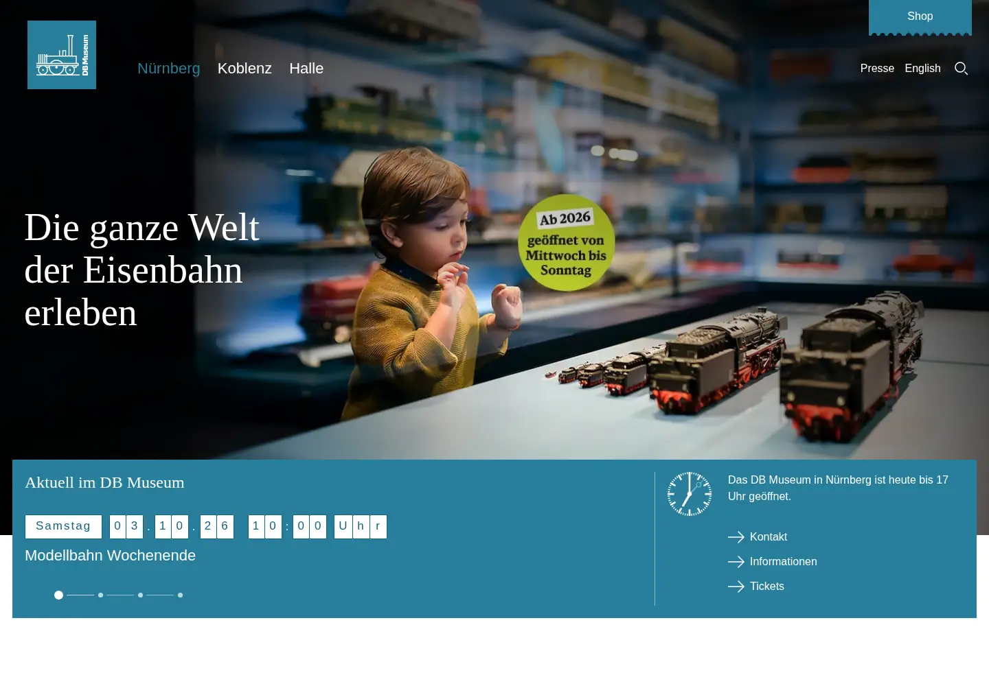 Screenshot of dbmuseum.de