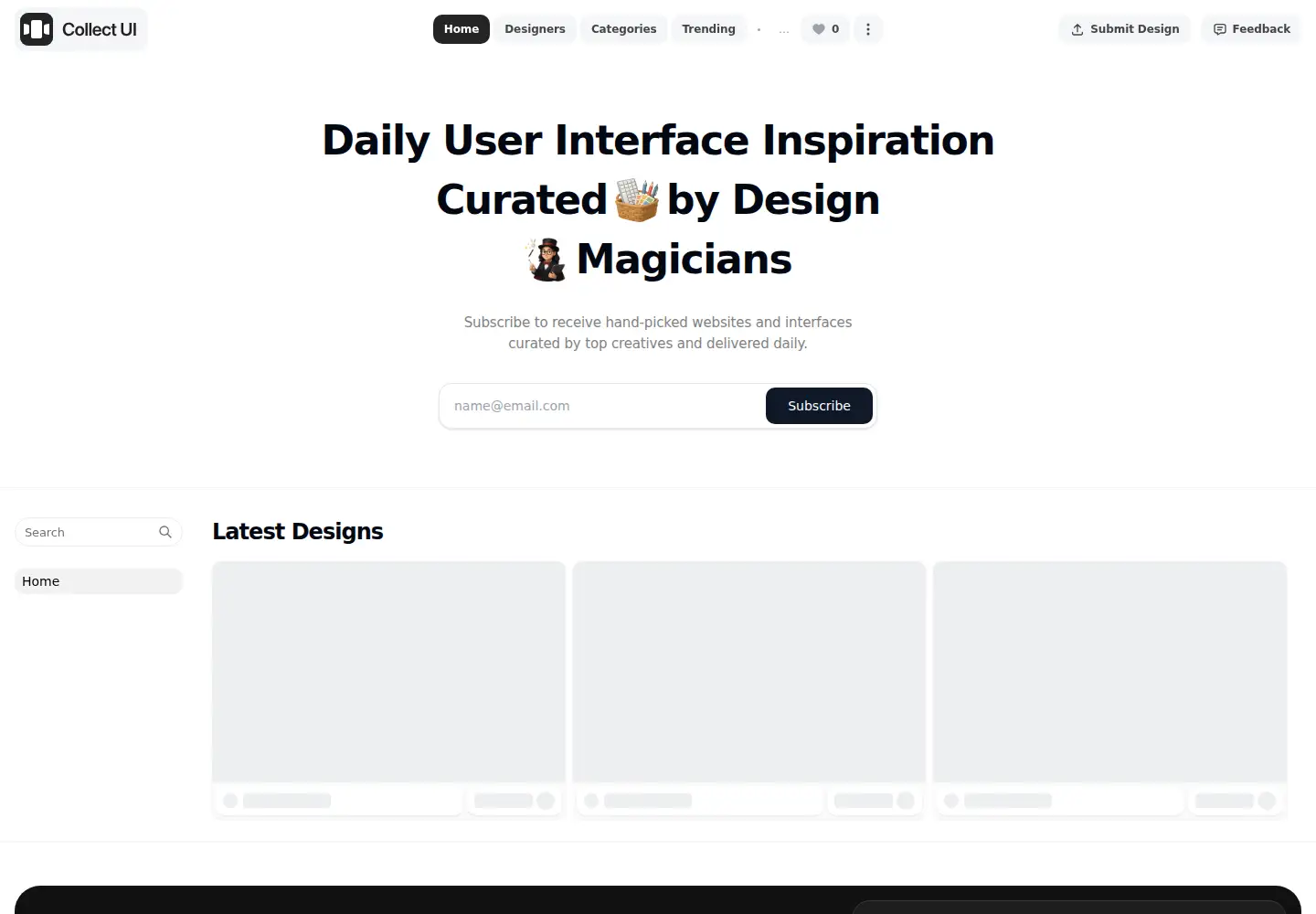 Screenshot of collectui.com