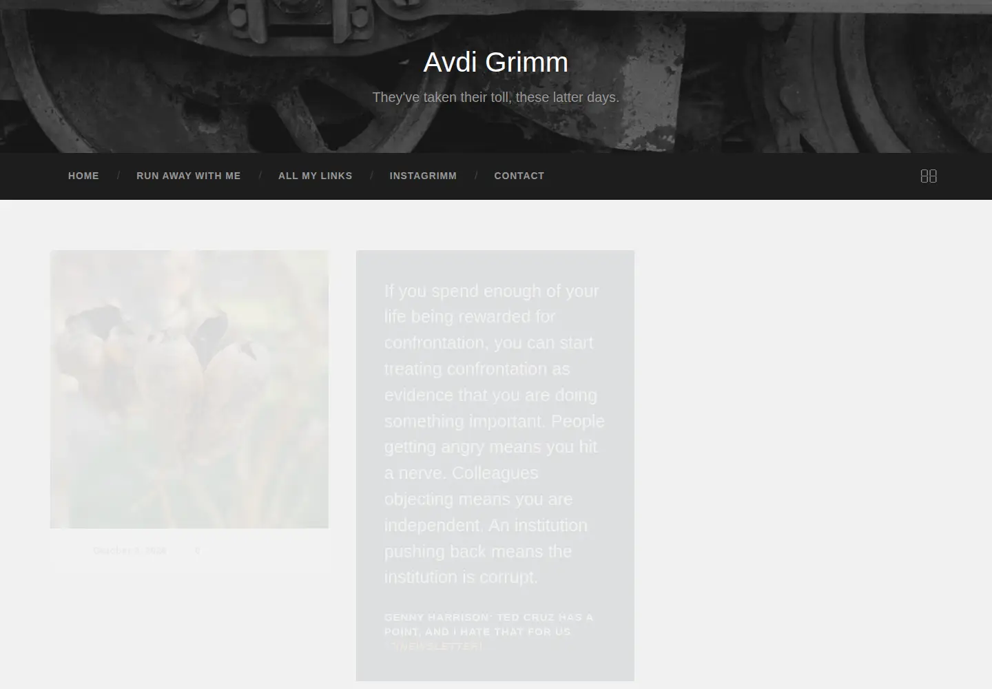 Screenshot of avdi.org