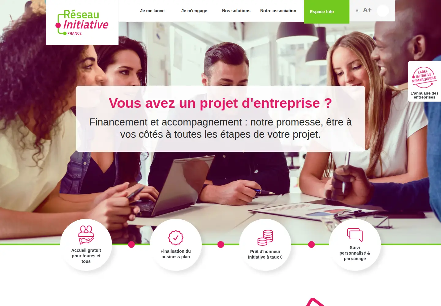 Screenshot of initiative-france.fr