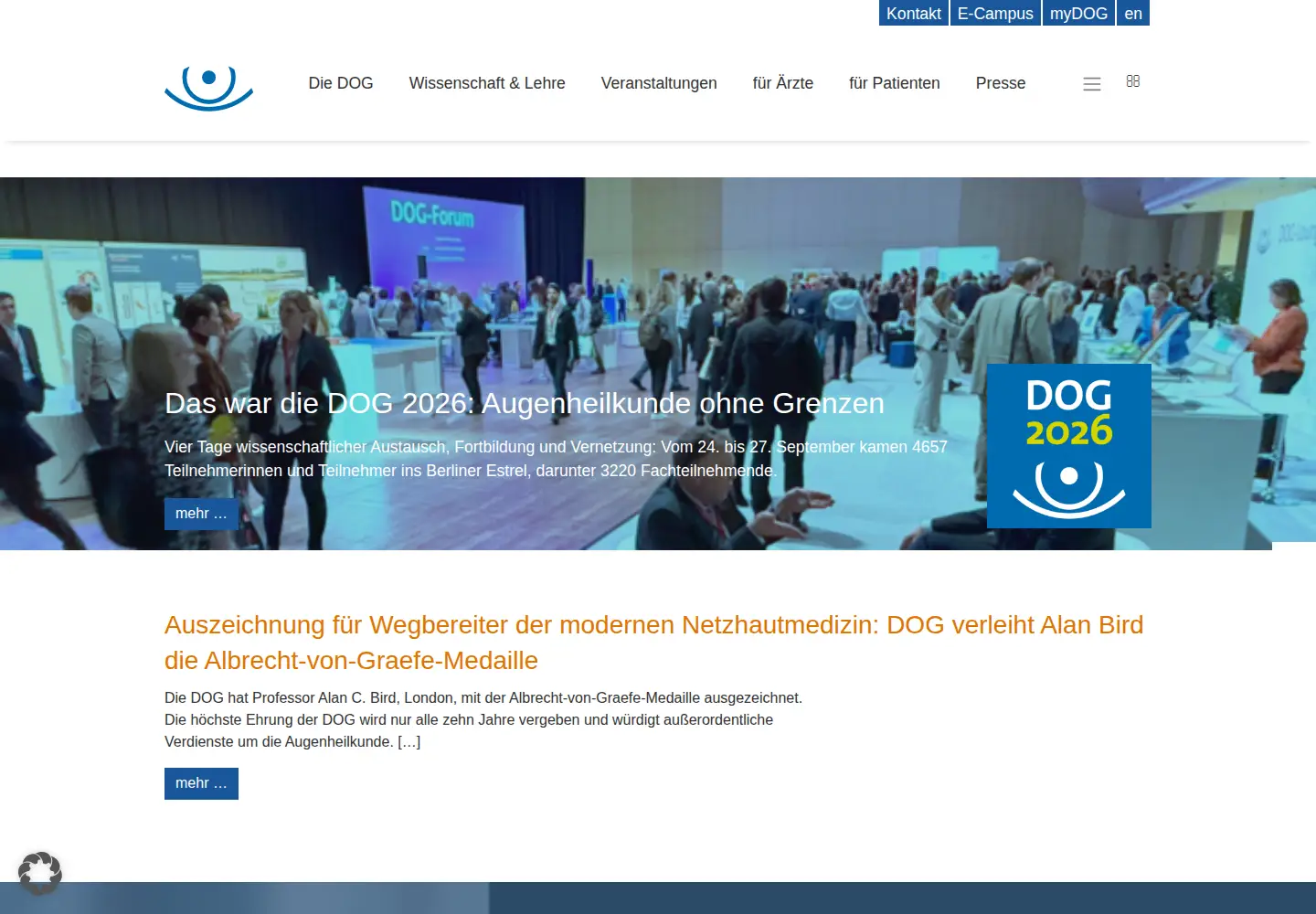 Screenshot of dog.org