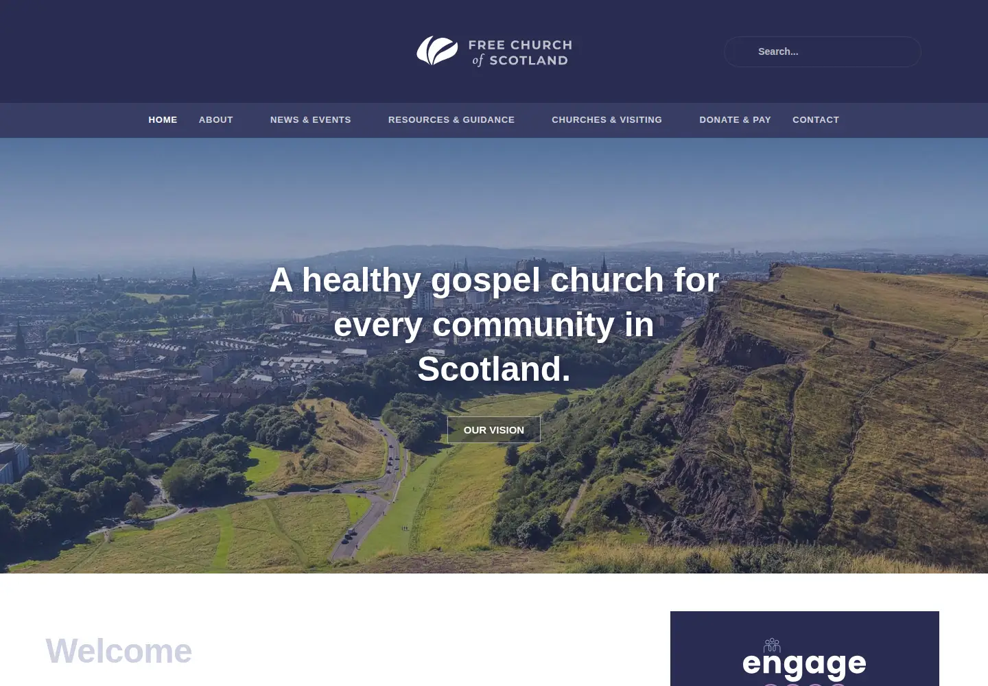 Screenshot of freechurch.org
