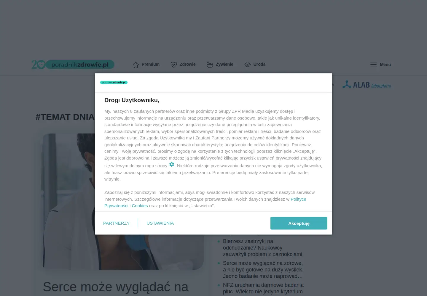 Screenshot of poradnikzdrowie.pl