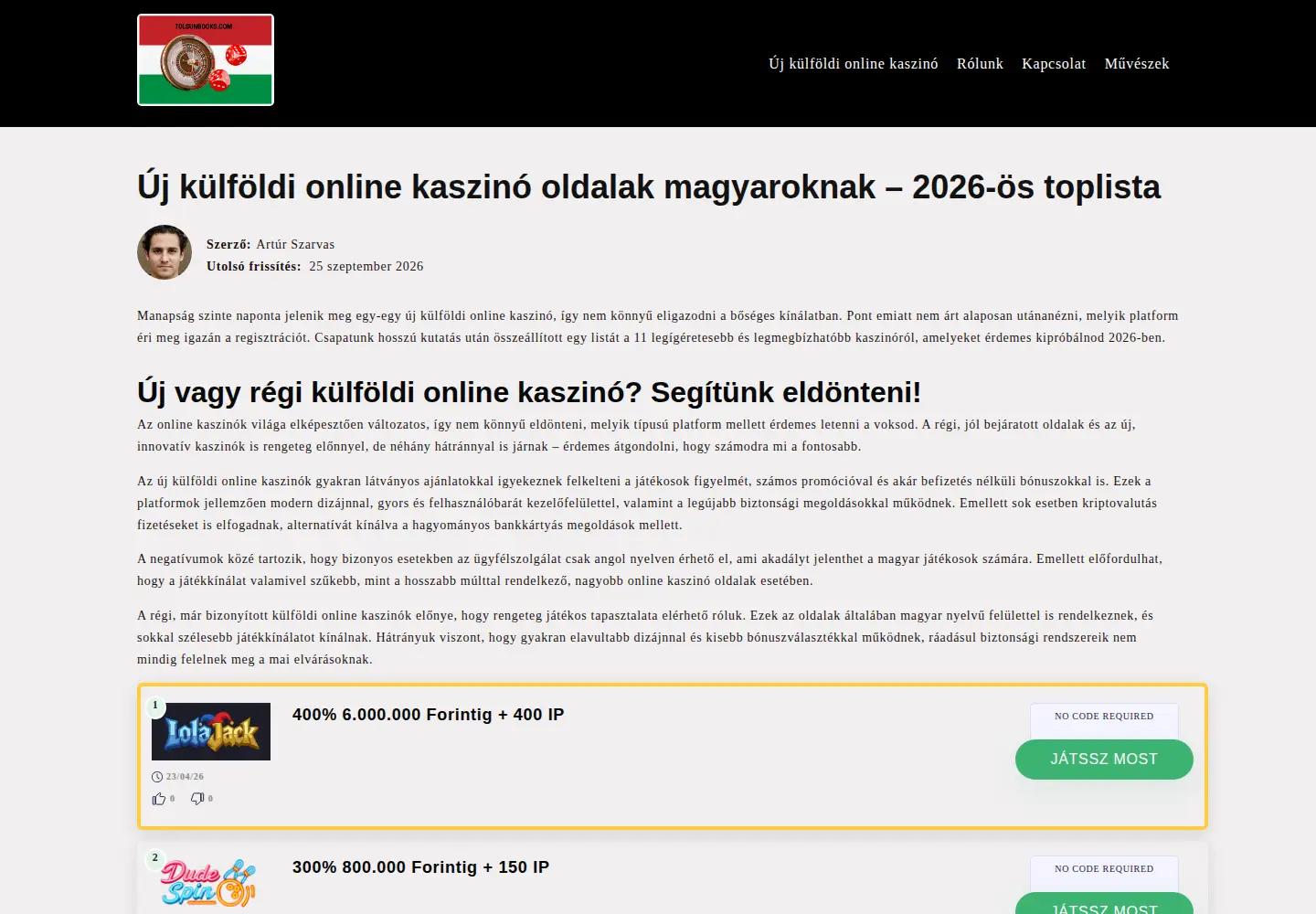 Screenshot of tolsunbooks.com