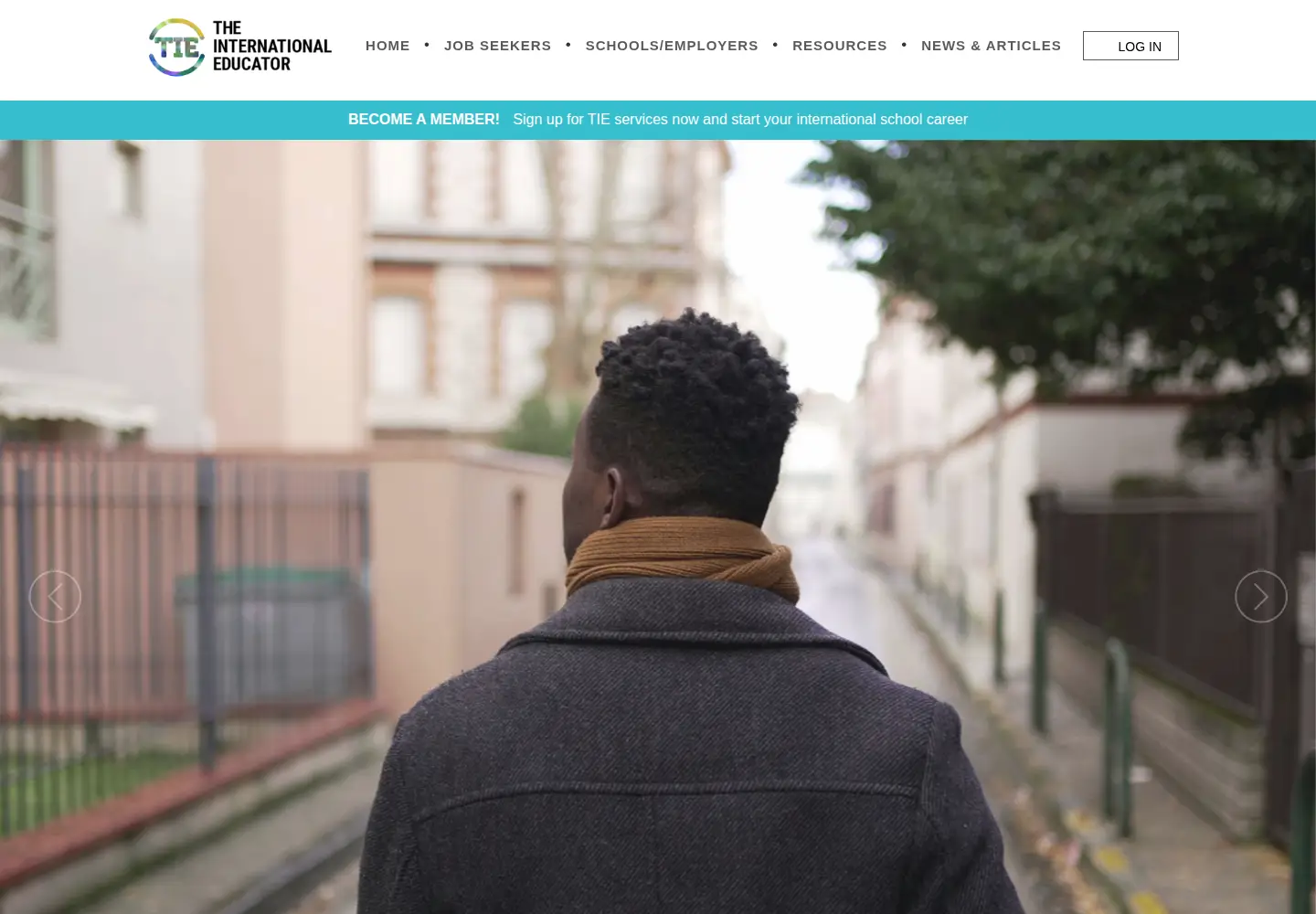 Screenshot of tieonline.com